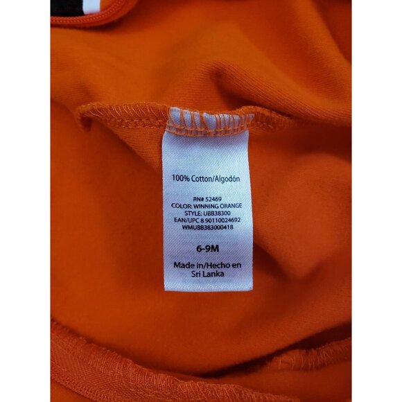 Pre-owned Infants One Piece 6-9 Months / Orange Pumpkin / Halloween - Picture 6 of 6